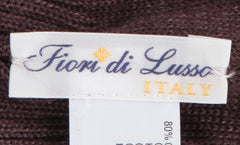 Fiori Di Lusso Burgundy Red Solid Beanie - (FL531232) - Parent