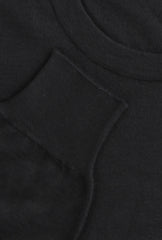 Fiori Di Lusso Black Cashmere Blend Crewneck Sweater - (FL67239) - Parent