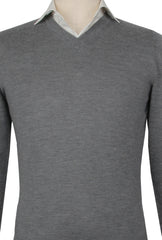 Fiori Di Lusso Gray V-Neck Sweater - (FL67232) - Parent