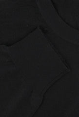 $1225 Fiori Di Lusso Black Cashmere Crewneck Sweater - (FL282512) - Parent