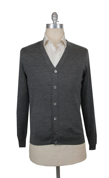 $1325 Fiori Di Lusso Dark Gray Cardigan - (FL282523) - Parent
