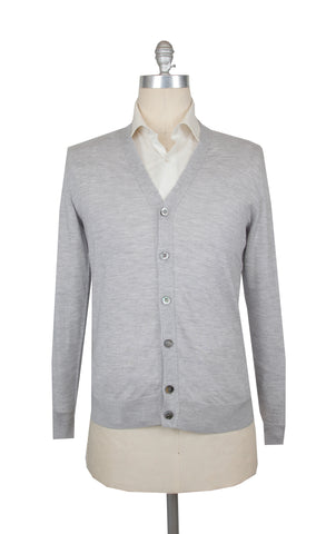 Fiori Di Lusso Light Gray Cardigan