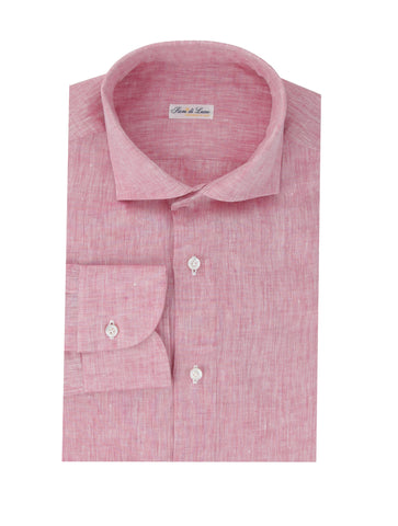 Fiori Di Lusso Pink Shirt - Slim