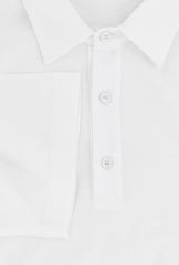 Fiori Di Lusso White Solid Cotton Polo - (FL892310) - Parent