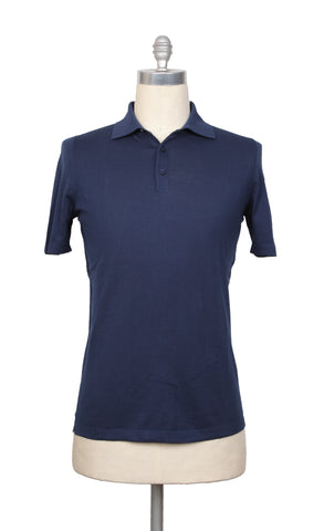Fiori Di Lusso Navy Blue Polo