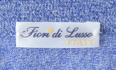 Fiori Di Lusso Blue Solid Cotton Polo - (FL69224) - Parent