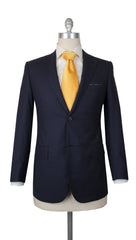 Fiori Di Lusso Dark Blue Wool Solid Suit - 38/48 - (FL1010231)