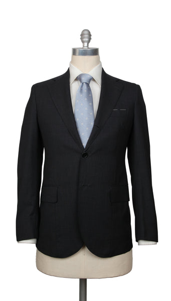 Fiori Di Lusso Charcoal Gray Wool Solid Suit - (BN322213) - Parent