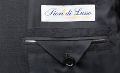 Fiori Di Lusso Charcoal Gray Wool Solid Suit - (BN322213) - Parent