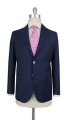 $1600 Fiori Di Lusso Navy Blue Wool Solid Suit - 40/50 - (FDL51251)