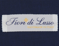 $1600 Fiori Di Lusso Navy Blue Wool Solid Suit - (FDL51251) - Parent