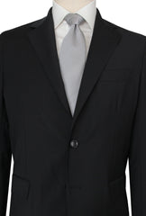 $1900 Fiori Di Lusso Charcoal Gray Polyester Solid Suit - (FL829262) - Parent