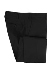 $1900 Fiori Di Lusso Charcoal Gray Polyester Solid Suit - (FL829262) - Parent