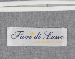 $1900 Fiori Di Lusso Light Gray Polyester Solid Suit - (FL829263) - Parent