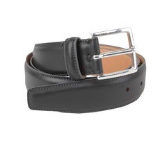 Fiori Di Lusso Gray Leather Belt 28 US/80 EU - (FL810222)