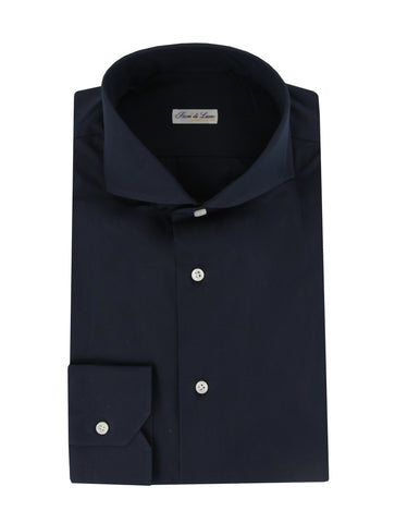 Fiori Di Lusso Navy Blue Shirt - Extra Slim
