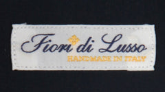 $600 Fiori Di Lusso Navy Blue Cotton Shirt - Extra Slim - (FDL322251) - Parent