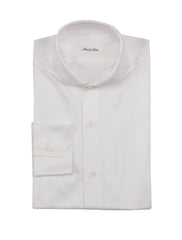 Fiori Di Lusso White Cotton Shirt - Extra Slim - 15/38 - (FL1025225)