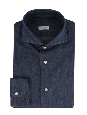 Fiori Di Lusso Dark Blue Shirt - Extra Slim