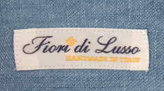 $600 Fiori Di Lusso Light Blue Cotton Shirt - Extra Slim - (FL715262) - Parent