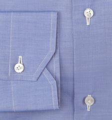 Fiori Di Lusso Blue Cotton Shirt - Extra Slim - (FL8122328) - Parent