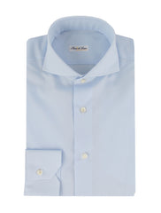 $750 Fiori Di Lusso Light Blue Shirt - Extra Slim - 14.5/37 - (FL715261)