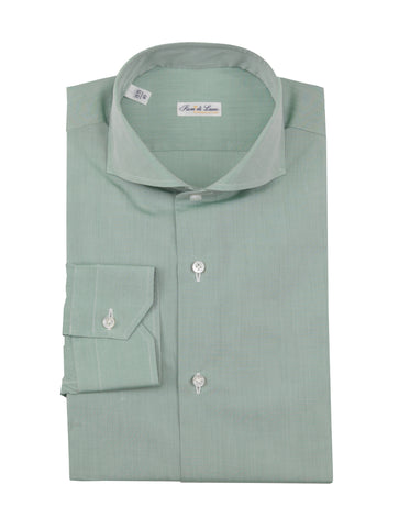 Fiori Di Lusso Green Shirt - Extra Slim