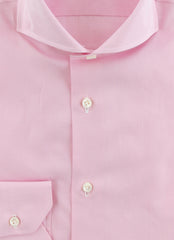 $750 Fiori Di Lusso Pink Solid Cotton Shirt - Extra Slim - (FL924254) - Parent