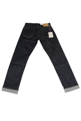 $550 Fiori Di Lusso Denim Blue Solid Jeans - Slim - (FL923261) - Parent