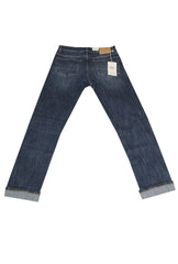 $600 Fiori Di Lusso Denim Blue Solid Jeans - Slim - (FL923262) - Parent