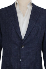 $1075 Fiori Di Lusso Dark Blue Wool Blend Solid Sportcoat - (FL221261) - Parent