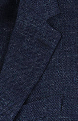 $1075 Fiori Di Lusso Dark Blue Wool Blend Solid Sportcoat - (FL221261) - Parent