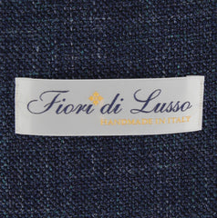 $1075 Fiori Di Lusso Dark Blue Wool Blend Solid Sportcoat - (FL221261) - Parent