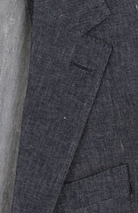 $1050 Fiori Di Lusso Dark Blue Cotton Blend Sportcoat - (FL517255) - Parent