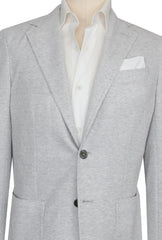 $1850 Fiori Di Lusso Light Gray Linen Blend Solid Sportcoat - (FL81262) - Parent