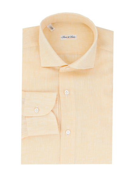 Fiori Di Lusso Yellow Melange Shirt - Slim - (FL829233) - Parent