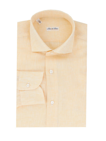 Fiori Di Lusso Yellow Shirt - Slim