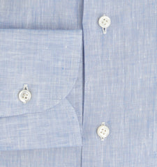 Fiori Di Lusso Light Blue Melange Shirt - Slim - (FL829234) - Parent