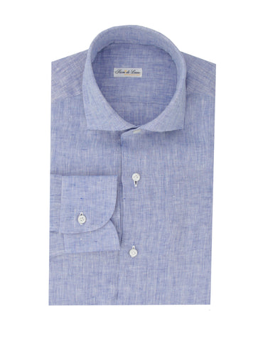 Fiori Di Lusso Blue Shirt - Slim