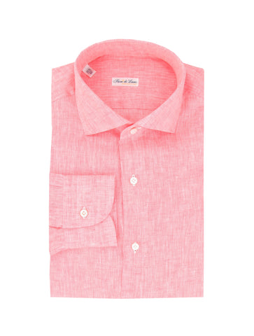 Fiori Di Lusso Pink Shirt - Slim
