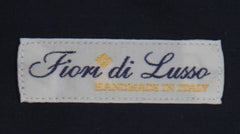 $600 Fiori Di Lusso Dark Blue Cotton Shirt - Slim - (FDL3222517) - Parent