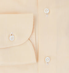 Fiori Di Lusso Yellow Solid Cotton Shirt - Slim - (FL952310) - Parent