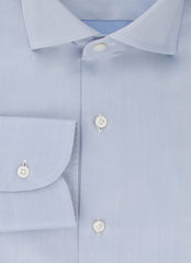 Fiori Di Lusso Light Blue Solid Cotton Shirt - Slim - (FL95239) - Parent