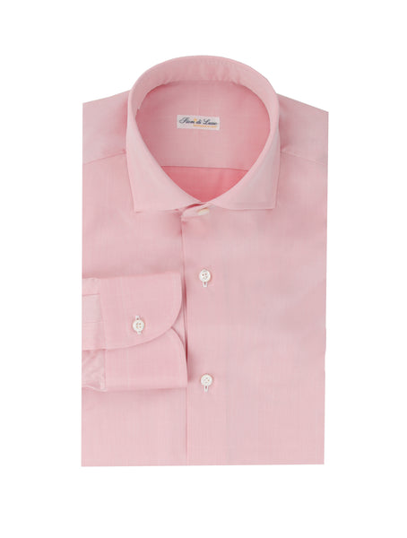 Fiori Di Lusso Pink Solid Cotton Shirt - Slim - (FL952312) - Parent