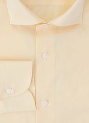 Fiori Di Lusso Yellow Solid Cotton Shirt - Slim - (FL95231) - Parent