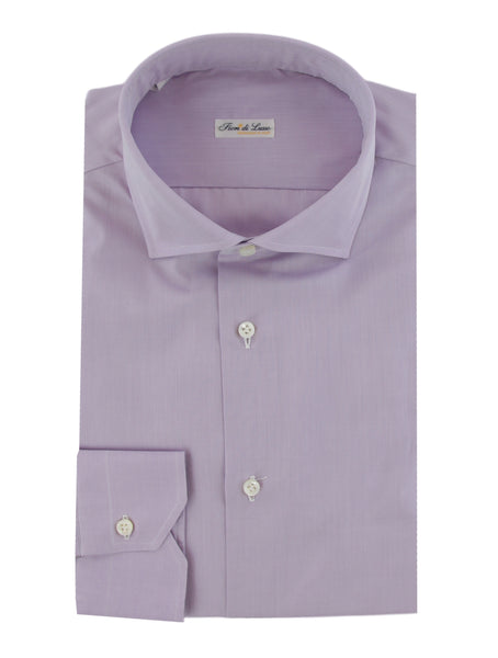 $750 Fiori Di Lusso Lavender Purple Cotton Shirt - Slim - (FL924253) - Parent