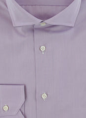 $750 Fiori Di Lusso Lavender Purple Cotton Shirt - Slim - (FL924253) - Parent