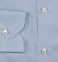 Fiori Di Lusso Light Blue Cotton Shirt - Slim - (FL1025224) - Parent