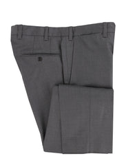 $600 Fiori Di Lusso Gray Solid Wool Pants - Slim - 28/44 - (FL526263)