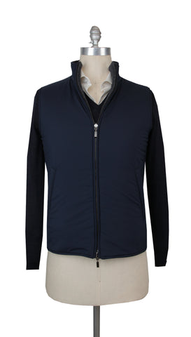 Fiori Di Lusso Navy Blue Jacket Vest